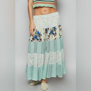 POL “ Prairie Dreams Skirt “ | Sage